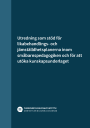 Utredning som stöd för likabehandlings- och jämställdhetsplanerna inom småbarnspedagogiken och för att utöka kunskapsunderlaget (PDF)