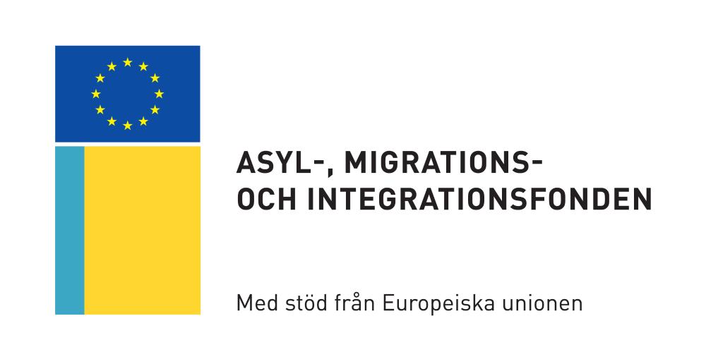 EUSA-logo, Asyl, migrations- och integrationsfonden 